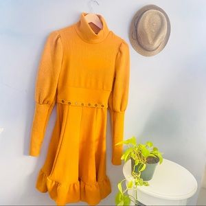 Walter Baker Mustard Dress